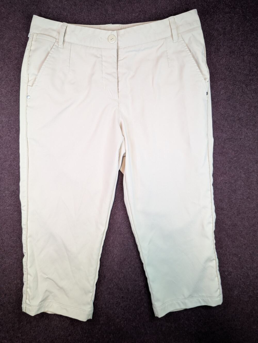 Women's Puma Lightweight Capri Golf Pants - Size 8